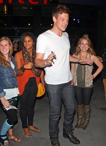 Cory Leaving The Black Keys Concert At Staples Center - October 6, 2012