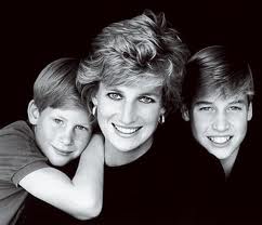  Diana With Her Sons William And Harry