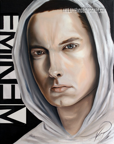  Eminem Oil Painting 18x24