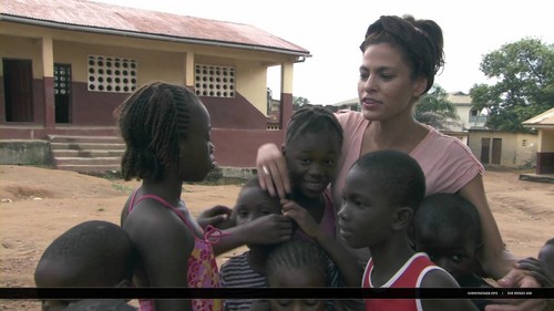 Eva Mendes Bringing Girl Power to Sierra Leone 