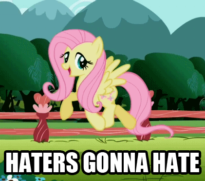  Fluttershy Haters gonna Hate