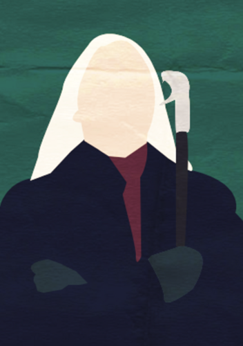  Harry Potter I Minimalist Poster - Lucius