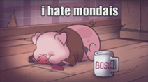  I hate Mondays Waddles