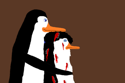  Kowalski and Emma- from Kait`s journey as a ghost ch. 2 part 1 (Blood and 더 많이 blood later on. :P)