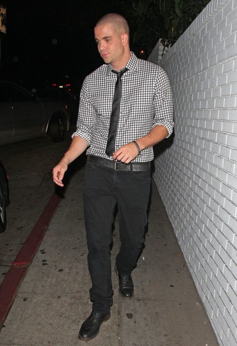  Mark Salling Leaving A Restaurant in Los Angeles - September 27, 2012