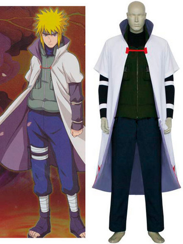  Naruto Yondaime 4th Hokage Cosplay Costume