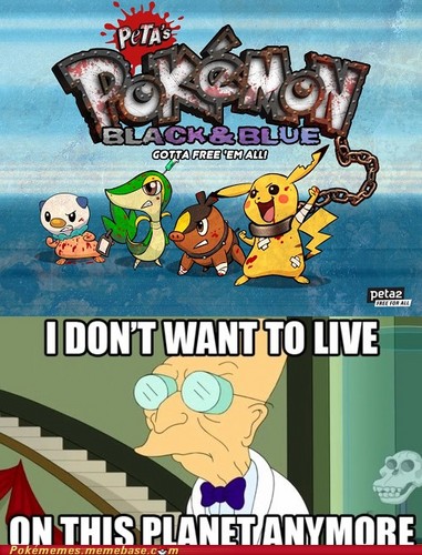  PETA ruining the fun of Pokemon for us