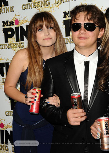  Paris Jackson and her brother Prince Jackson Blanket Jackson at Mr rosa Drink Launch Party ♥♥