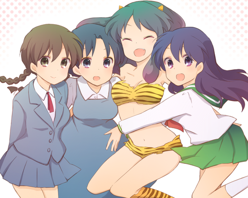  Rumiko Takahashi's Heroine (Akane, Lum, Kagome, and Sakura)