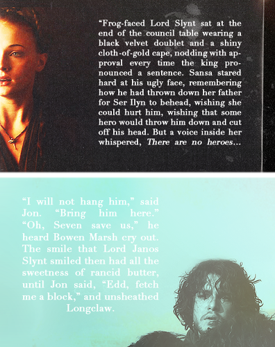  Sansa & Jon frases