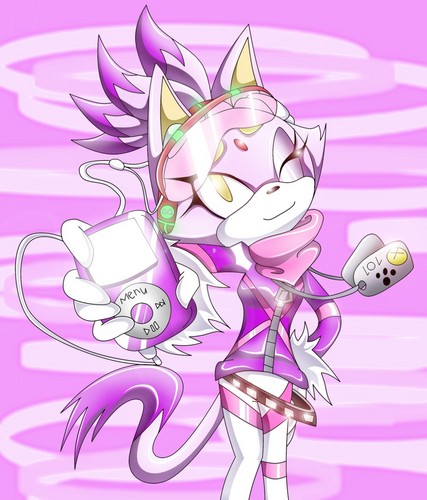 blaze and her ipod ^-^