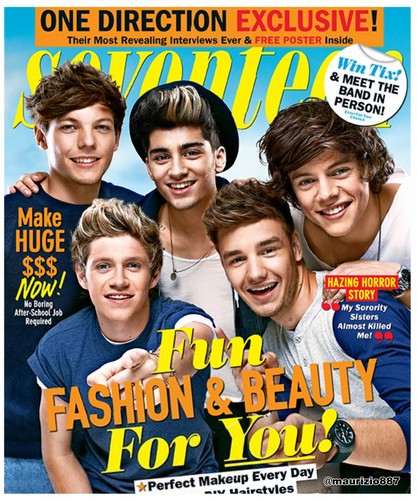 one direction,Seventeen Magazine (November) 2012