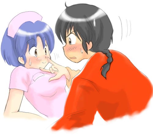  ranma and akane - A case of the patient falling in 愛 with his nurse