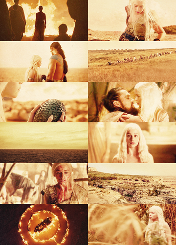  Daenerys Targaryen, season 1 in or