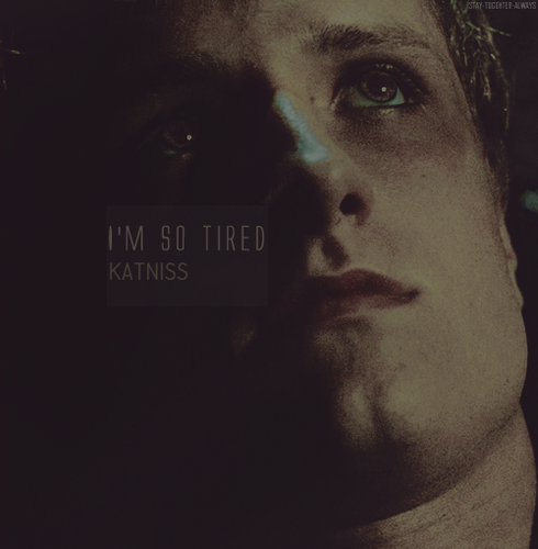  ''I'm so tired,Katniss''