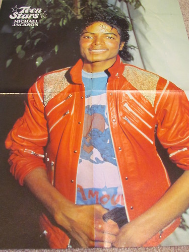A Vintage Michael Jackson Poster From The 1980's
