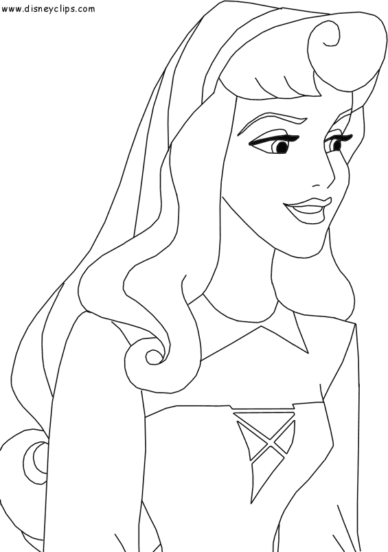 Disney Princess Coloring Pages Aurora
