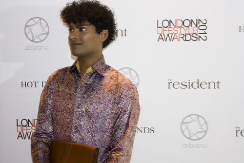  Emmanuel Ray, Nominee London Personality of the jaar 2012 at London Lifestyle Awards.