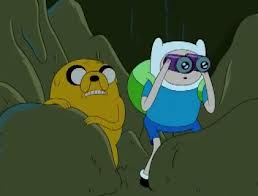  Finn and Jake Spying (from "I Remember You")