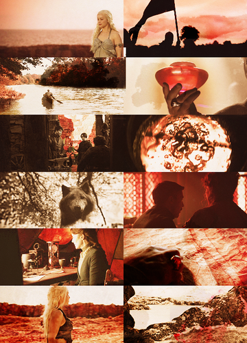  Game of Thrones in red