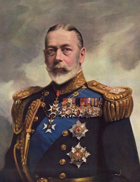 George V (George Frederick Ernest Albert; 3 June 1865 – 20 January 1936) 