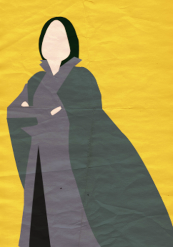Harry Potter I Minimalist Poster - Snape