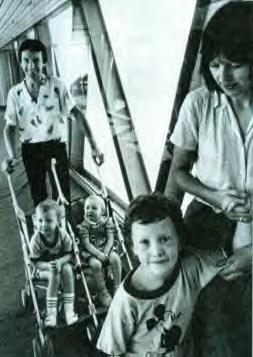 John Deacon and family