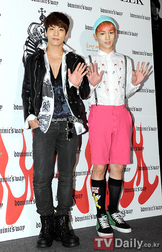 Jonghyun & key at seoul fashion week