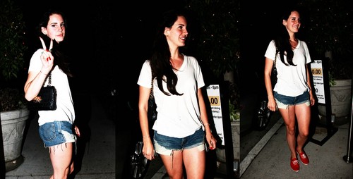  Lana Del strahl, ray Hangs At The Sunset Marquis