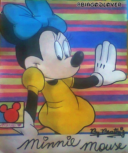  Minnie 老鼠, 鼠标 Drawing