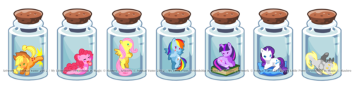  Ponies in Bottles