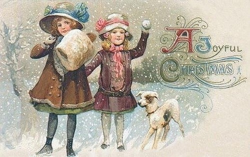 Vintage Christmas card