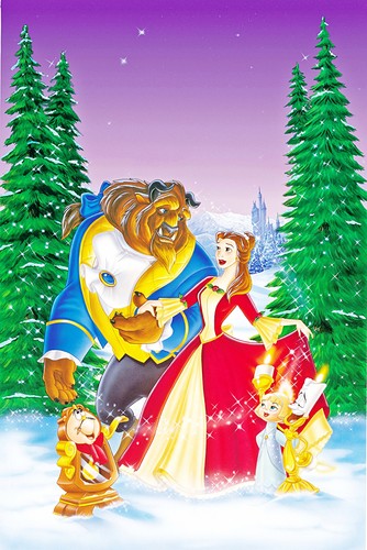  Walt disney Posters - Beauty and the Beast: The encantada navidad