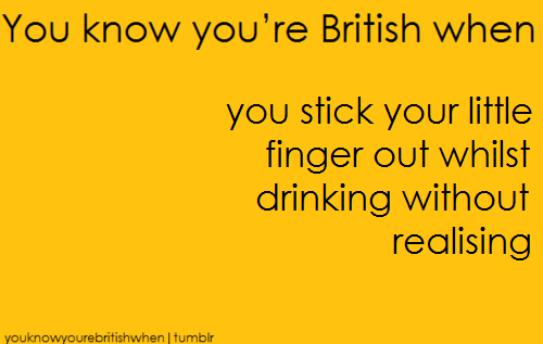  당신 know your british when ...