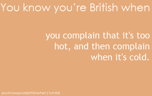  tu know your british when ...