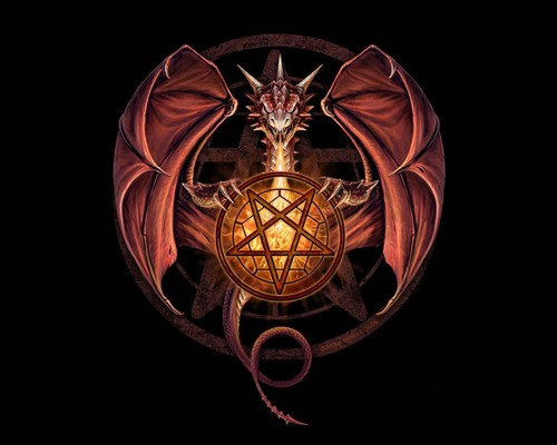 pentagram dragon