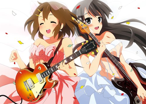 guitar anime girl
