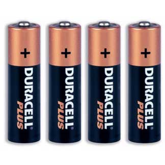  4 duracell batteries