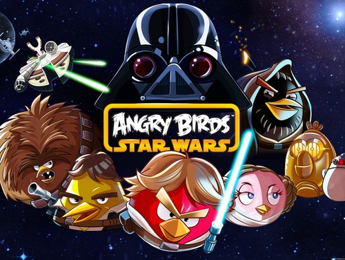  Angry Birds 星, 星级 Wars 壁纸