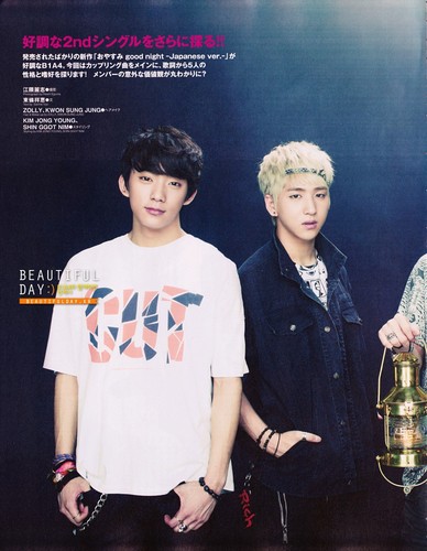  B1A4 for Japan Magazine October issue