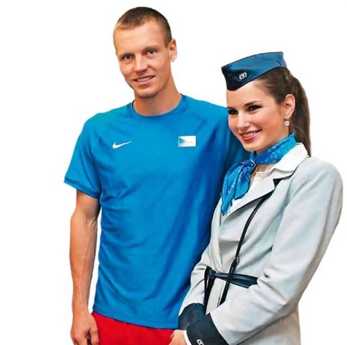  Berdych and train stewardess