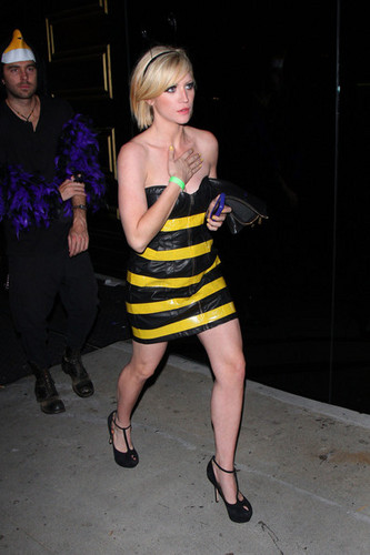 Brittany at Bootsy Bellows Halloween party