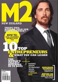  Christian covers M2 magazine