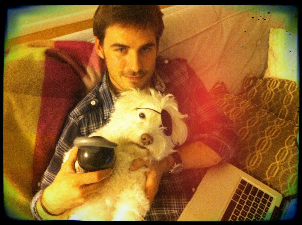 Colin and his dog
