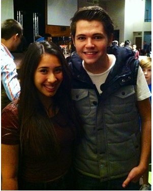  Damian with fan at musik Speaks