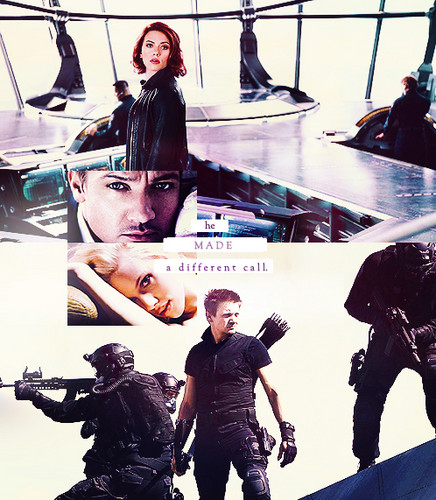 Hawkeye + Black Widow