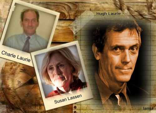  Hugh Laurie and his brother Charles and his sister Susan