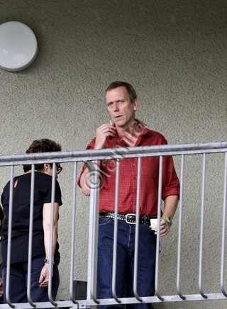  Hugh Laurie and his wife Jo Green-July 2012