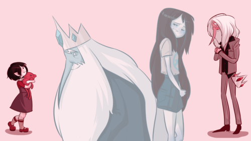  Ice King and Marceline Before and After