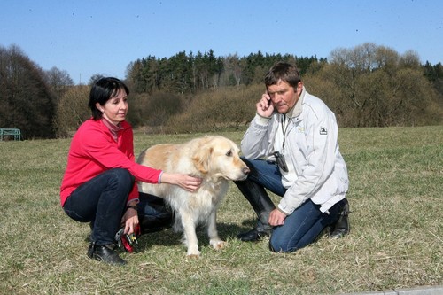  Josef Vana and his dog
